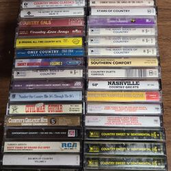 COUNTRY COMPILATION CASSETTES 