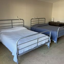 Two IKEA Queen Sized Beds