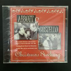SEALED - Various Artists : Abbott & Costello Christmas Stocking CD - 1946 - KRB - NEW!