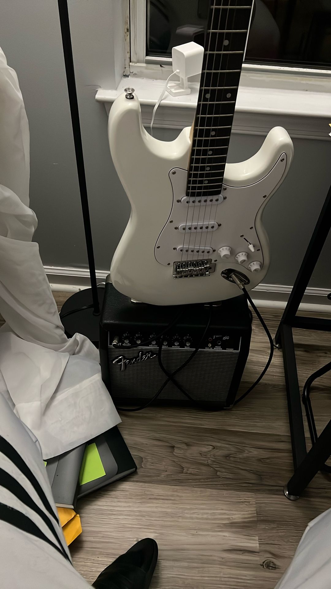 Guitar With Amplifier For Sale.