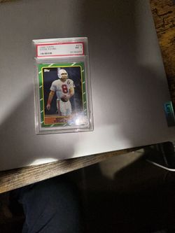 Steve Young Rookie Card Psa7 Graded