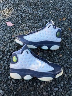 Jordan 13 Retro White Obsidian Powder Blue Size 4Y 4M 5.5W