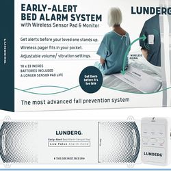 New Early Alert Bed Alarm for Elderly Adults - Wireless Sensor Pad & Pager for Elderly or Child
