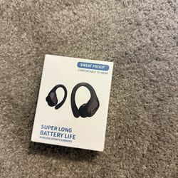New Sweat Proof Super Long Battery Life Earbuds Rose Gold 
