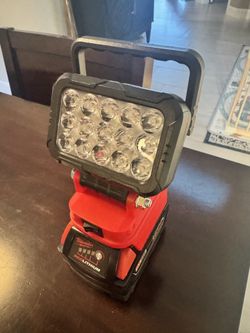 🔦 LED Light For Milwaukee Battery M-18 with USB Porte