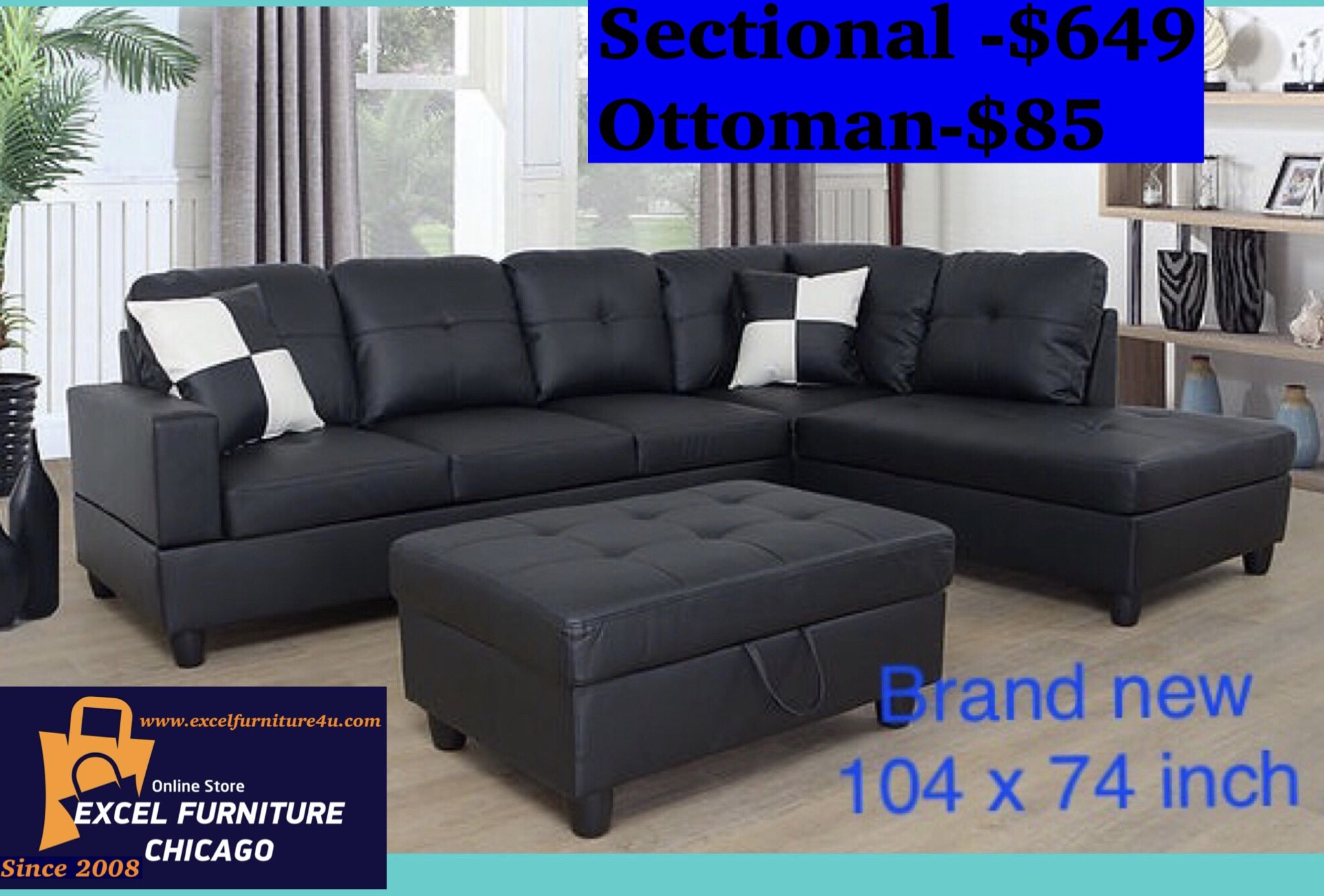 Brand New Sectional Sofa Couch 