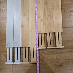 Set Of 7 Wood Drawer Dividers