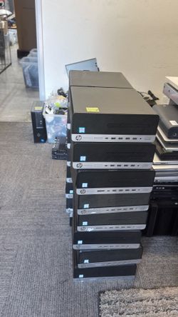 Lot of 18 ProDesk 600 G3 SSF Desktops i5 6th Gen 8GB RAM / 1TB HDD
