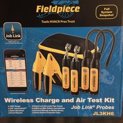 Fieldpiece wireless charge and air test kit job link 