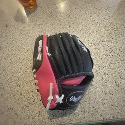 Pink T Ball Glove  Rawlings 