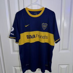 Nike Juan Roman Riquelme Boca Juniors Football Soccer Jersey Men’s Size XL RARE