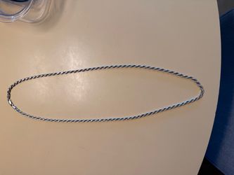 925 sterling silver rope chain