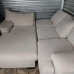 Beige Sectional Sofa