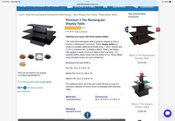 3 Tier Shelving (Brand New)