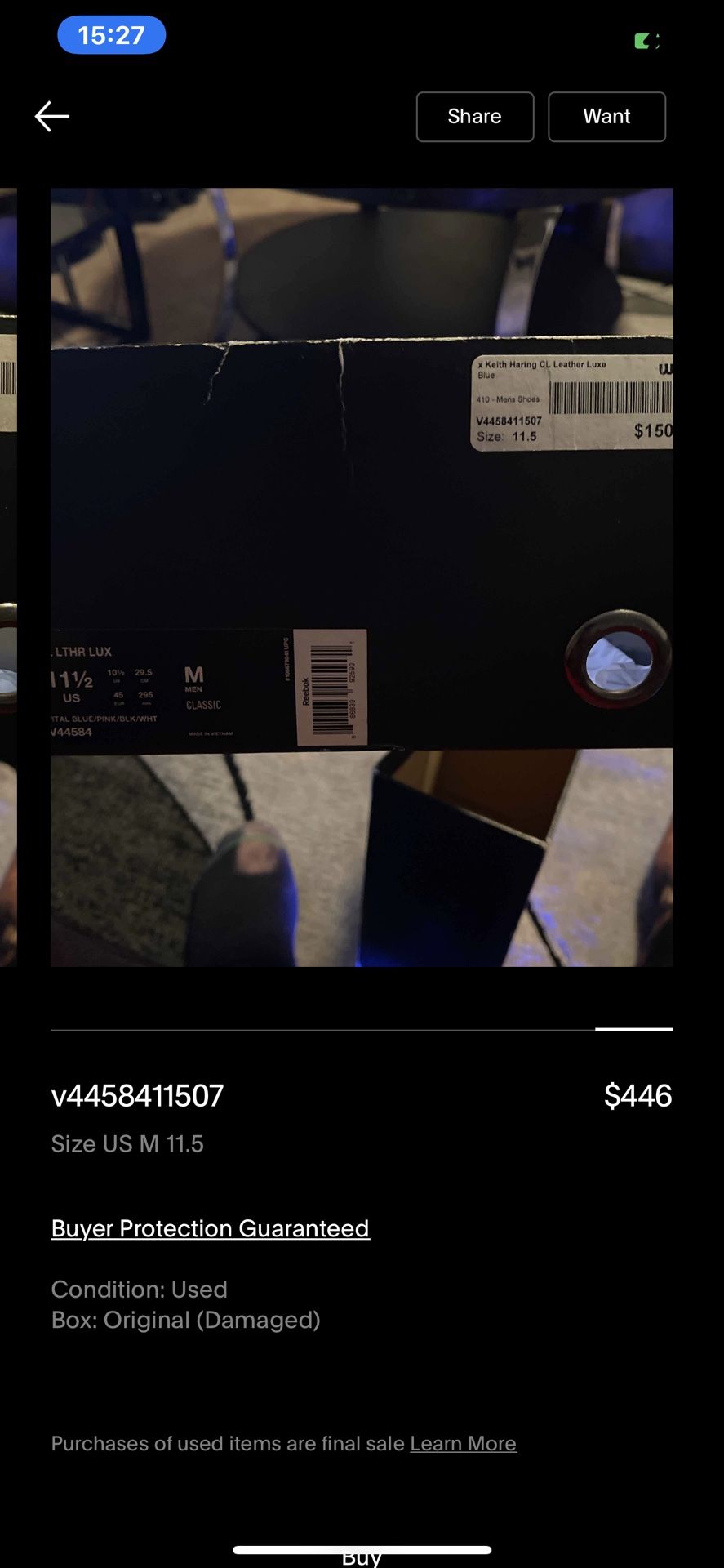 Keith Haring X Classic Reebok