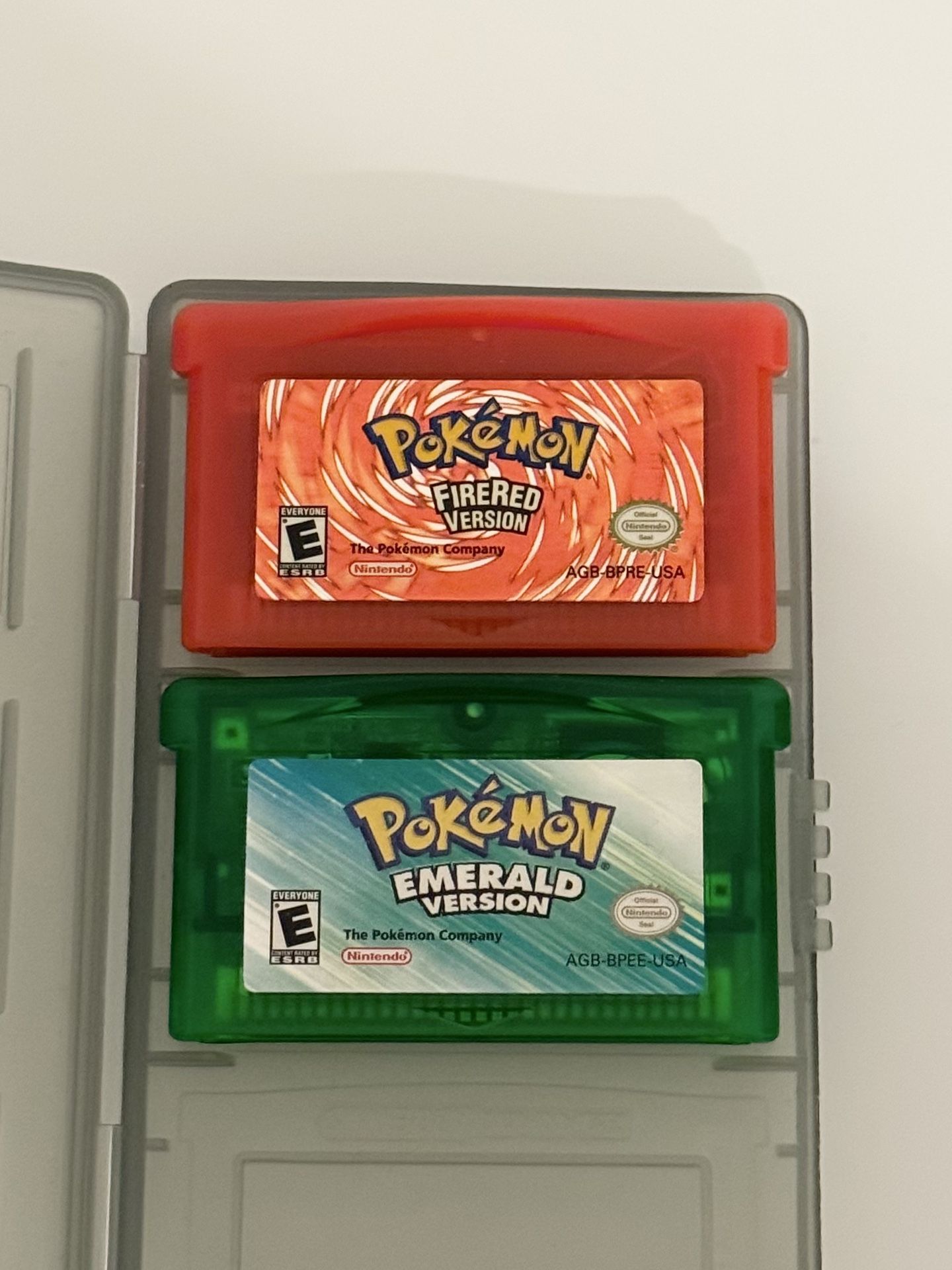 Pokemon Firered And Emerald GBA AUTHENTIC