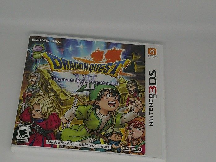 Dragon Quest VII 7 Fragments Of The Forgotten Past Nintendo 3DS CiB Tested Works