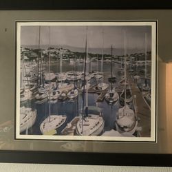 San Diego Bay Painting Framed - Wall Art - Frame - Painting