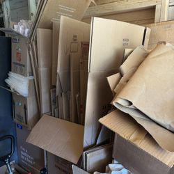 Free - Moving Boxes And Supplies