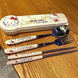 Hello Kitty Silverware Set💖🥰