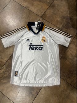 Size: M - Retro Adidas Real Madrid 1999/00 Home Soccer Jersey