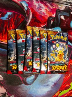 Pokémon Surging Sparks Single Packs x6