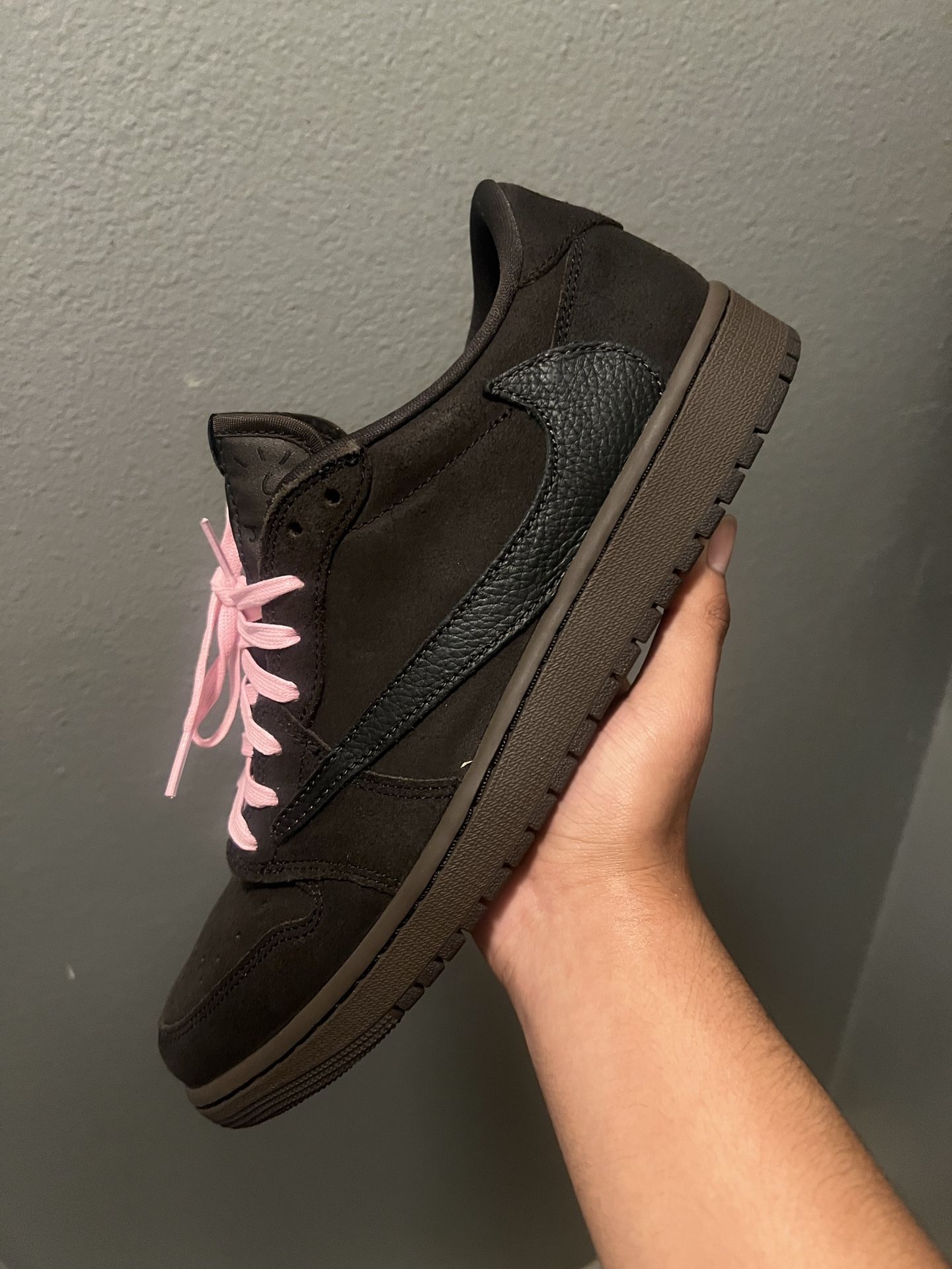 Jordan 1 Low Travis Scott Velvet Brown Size 12