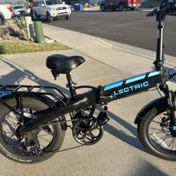 Lectric 3.0 Long Range Folding Ebike, 2024 With Only 243 Miles On It