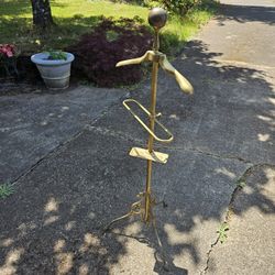 Brass Valet Suit/Hat Stand