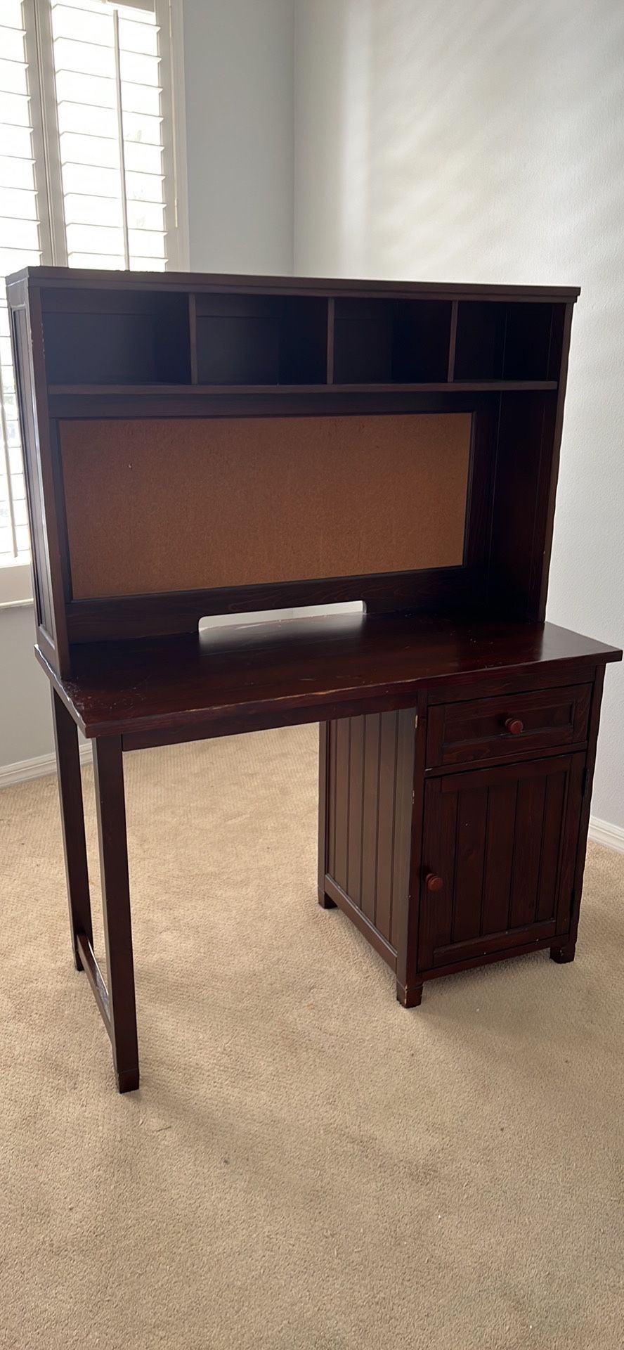 Pottery Barn Kids Desk With Hutch