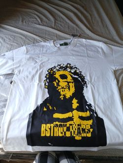 Denim Tears Bstroy Crown  white tee-shirt