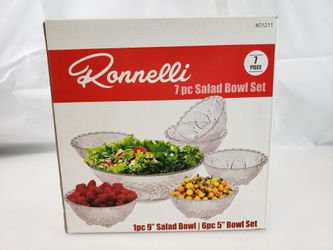 Ronnelli 7 Pc Salad Bowl Set