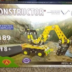 Childs Stem Toy Hulk Excavator Metal Erector Set

