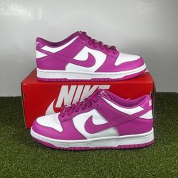 Nike Dunk Low Fuchsia Pink FJ0704-100 GS Size 6Y Women’s Size 7.5