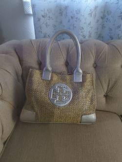 Tory Burch Straw Tote Bag