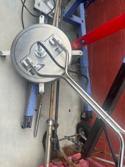 Pressure washer plate