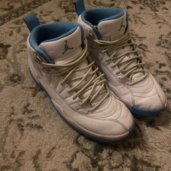 Jordan 12 Carolina Blue Used Size 8.5