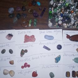 Minerals, Gems, Rocks, Pendents And Beads