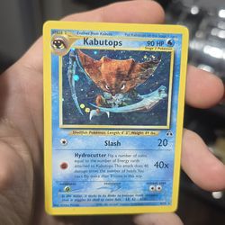 Neo Kabutops Pokemon Card