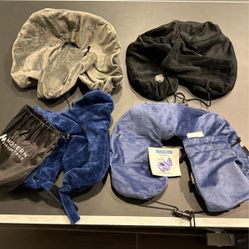 Travel Pillows For Airplane (3 Available, 1 Sold)