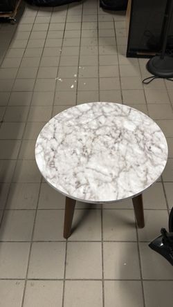 Fonn  wrapped Marble Side Table