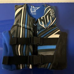HOSports Life Jacket Size Youth 24 TO 29 IN   USER WEIGHT: 50 TO 90 LBS 
