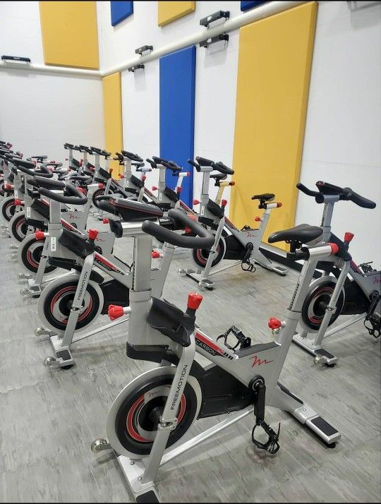 FreeMotion Stationary Bike Spin Bike Indoor Exercise Bicycle Cardio Workout