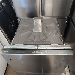 New KitchenAid 24" Wide Stainless Steel Built-in Dishwasher 