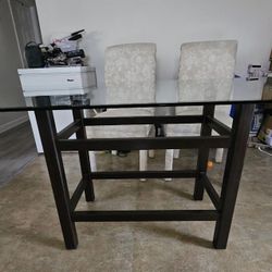 Glass Top Dining Room Table 
