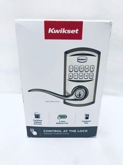 Kwikset SmartCode 917 Keypad Electric Deadbolt Single-Cylinder Tustin Door Handle with SmartKey Security *NEW!