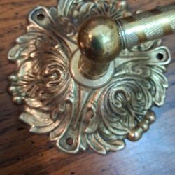  Antique Art Deco Style Brass Towel Bars