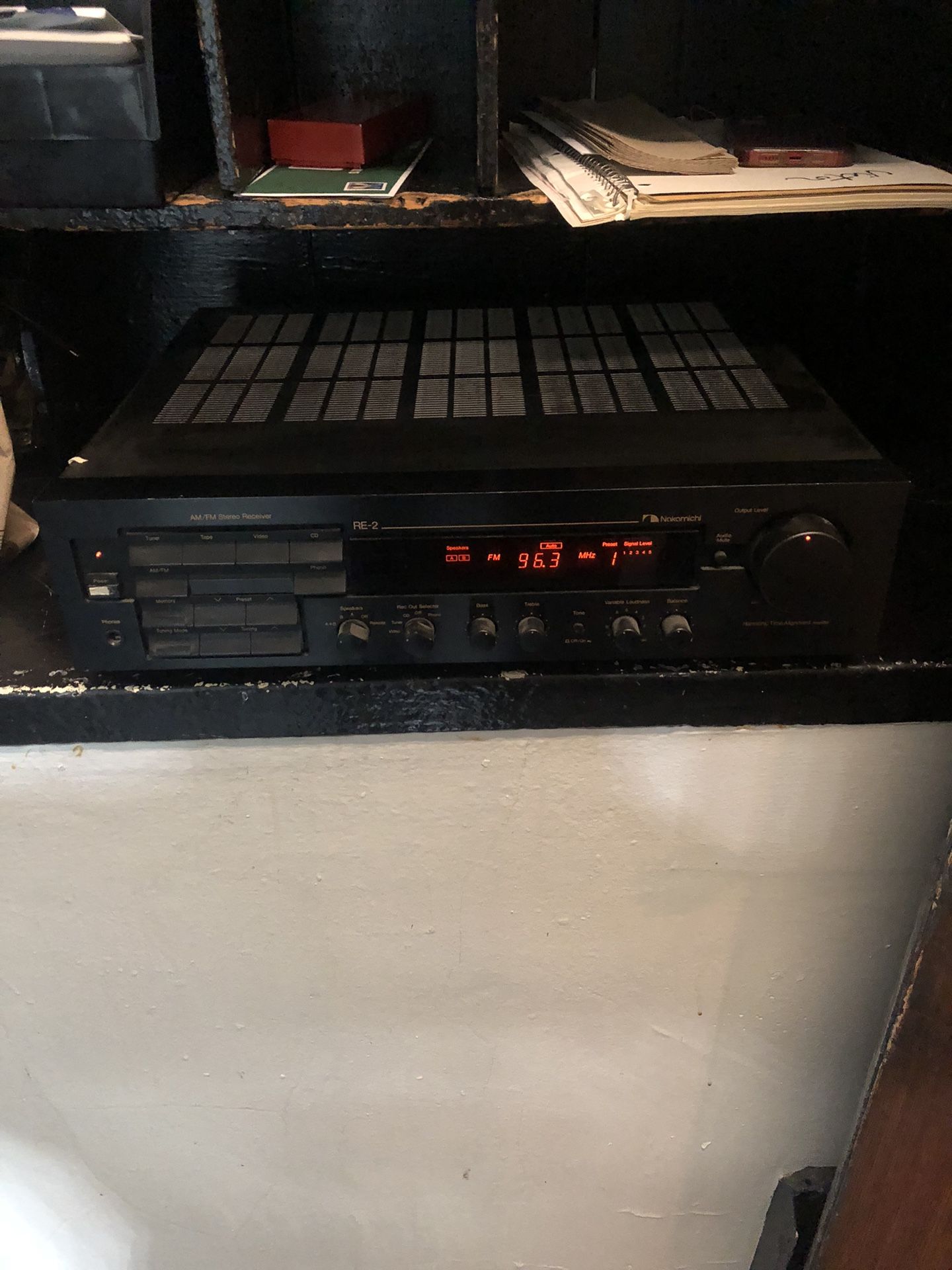 Nakamichi Home Stereo Receiver Model RE2