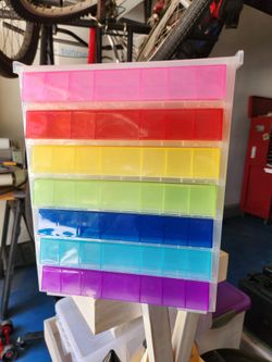 Storage drawers - rainbow