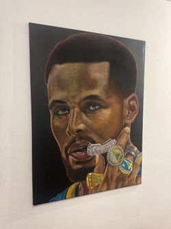 Steph Curry Golden State Warriors - Original Painting